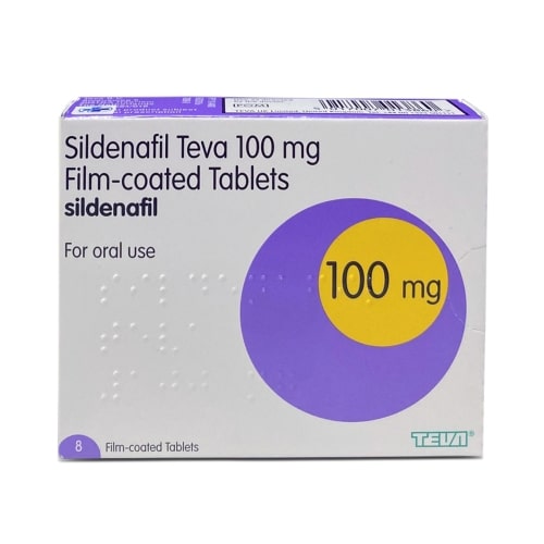 Sildenafil 100mg tablets TEVA